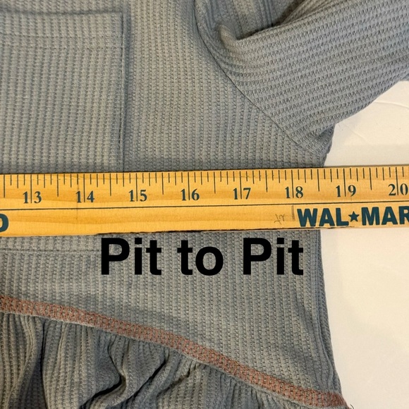 NWT Waffle Knit Babydoll Top - Picture 5 of 7